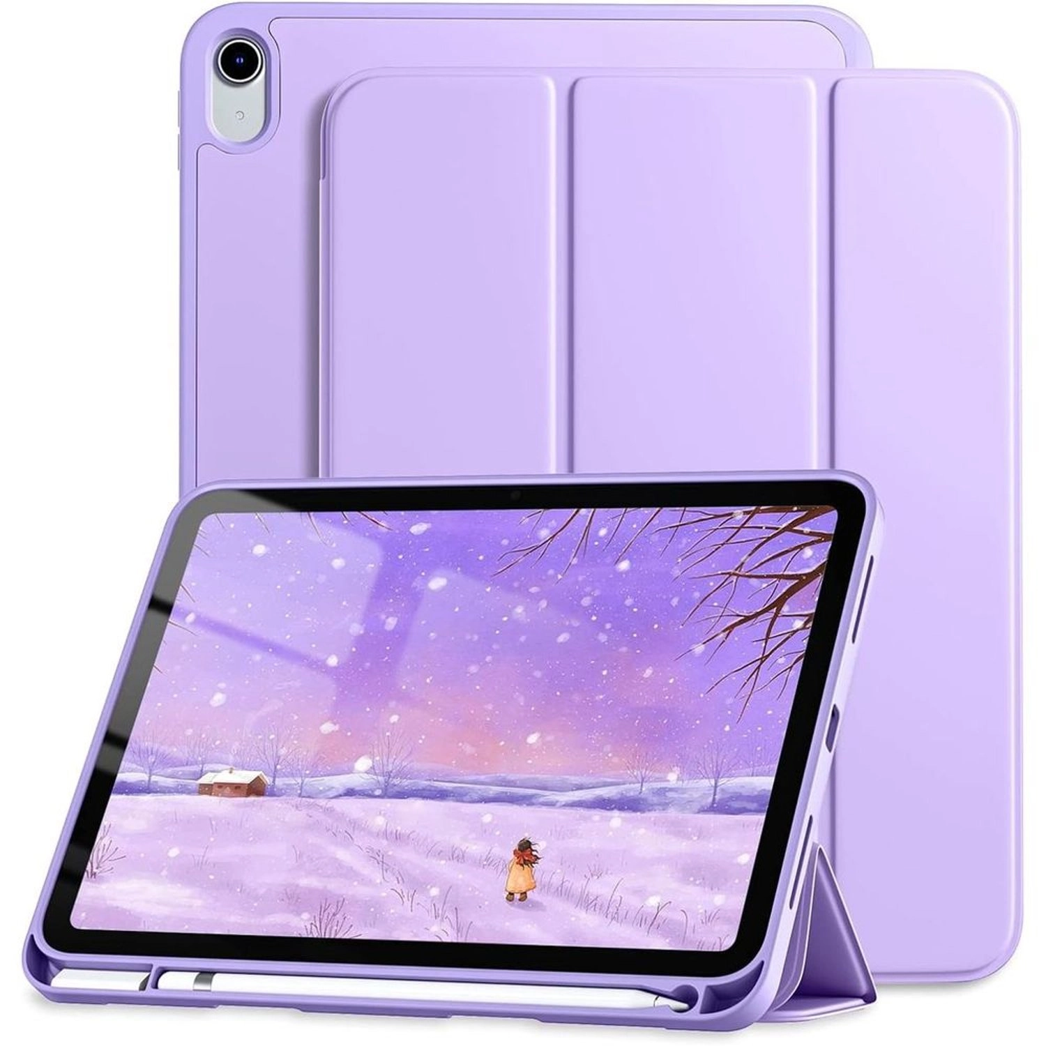 Fitit Trifold Stand Case with Pencil Holder for iPad 10.9-inch (10th Gen)