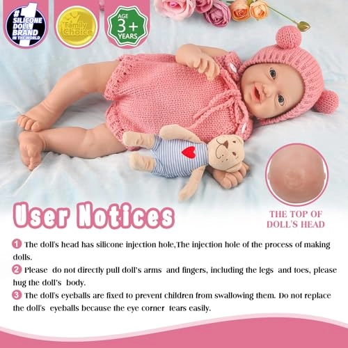 WG1528 - 12 inch Silicone Reborn Ages 3+