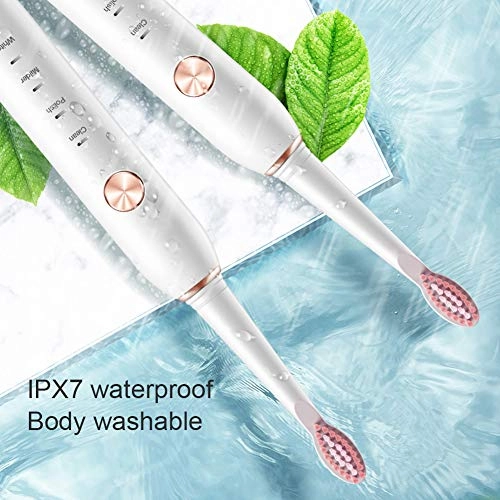 Sonic Toothbrush - 8 Brush Heads 5 Modes 60 Days