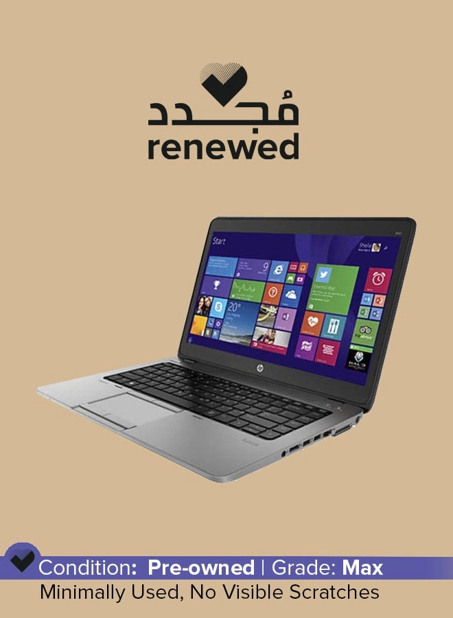 (Renewed) Elite Book 840 G2 - 14'' i7-5250U 8GB DDR3 512GB SSD