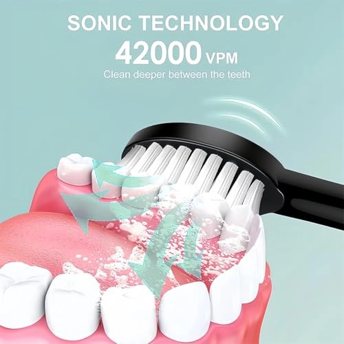Sonic Electric Toothbrushes - 6 Modes 8 Brush Heads