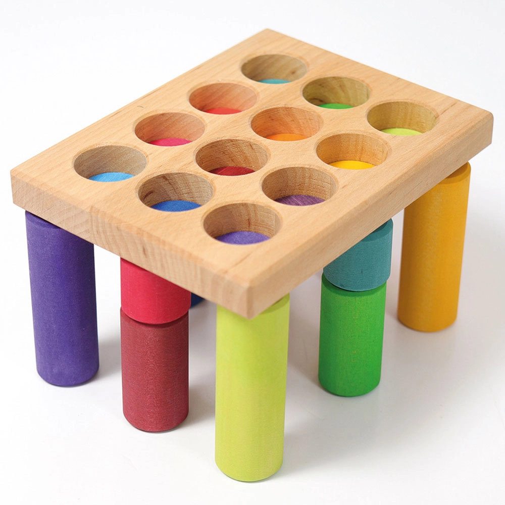 Stacking Rainbow Toy - Suitable for 3 years and above 12 pieces