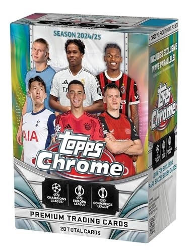 Topps Chrome UEFA Club Competitions - 7 Packs Per Box 4 Cards Per Pack