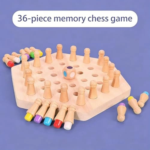 Wooden Memory Match Stick Chess