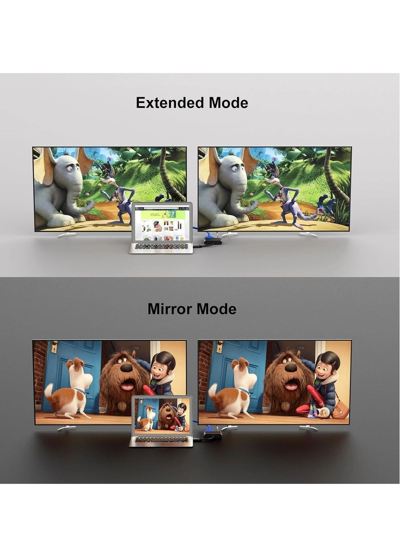 USB to HDMI VGA Adapter - USB 3.0/2.0 1080P