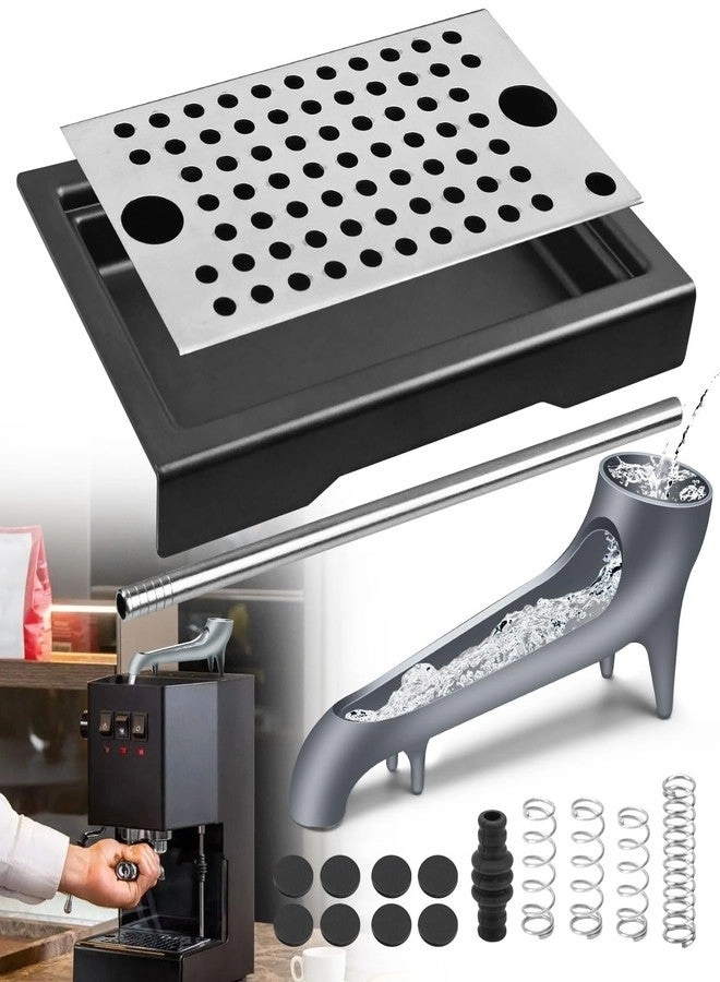 BianXiao Low Profile Drip Tray Kit - Grate Spring Long Stainless Steel Tube