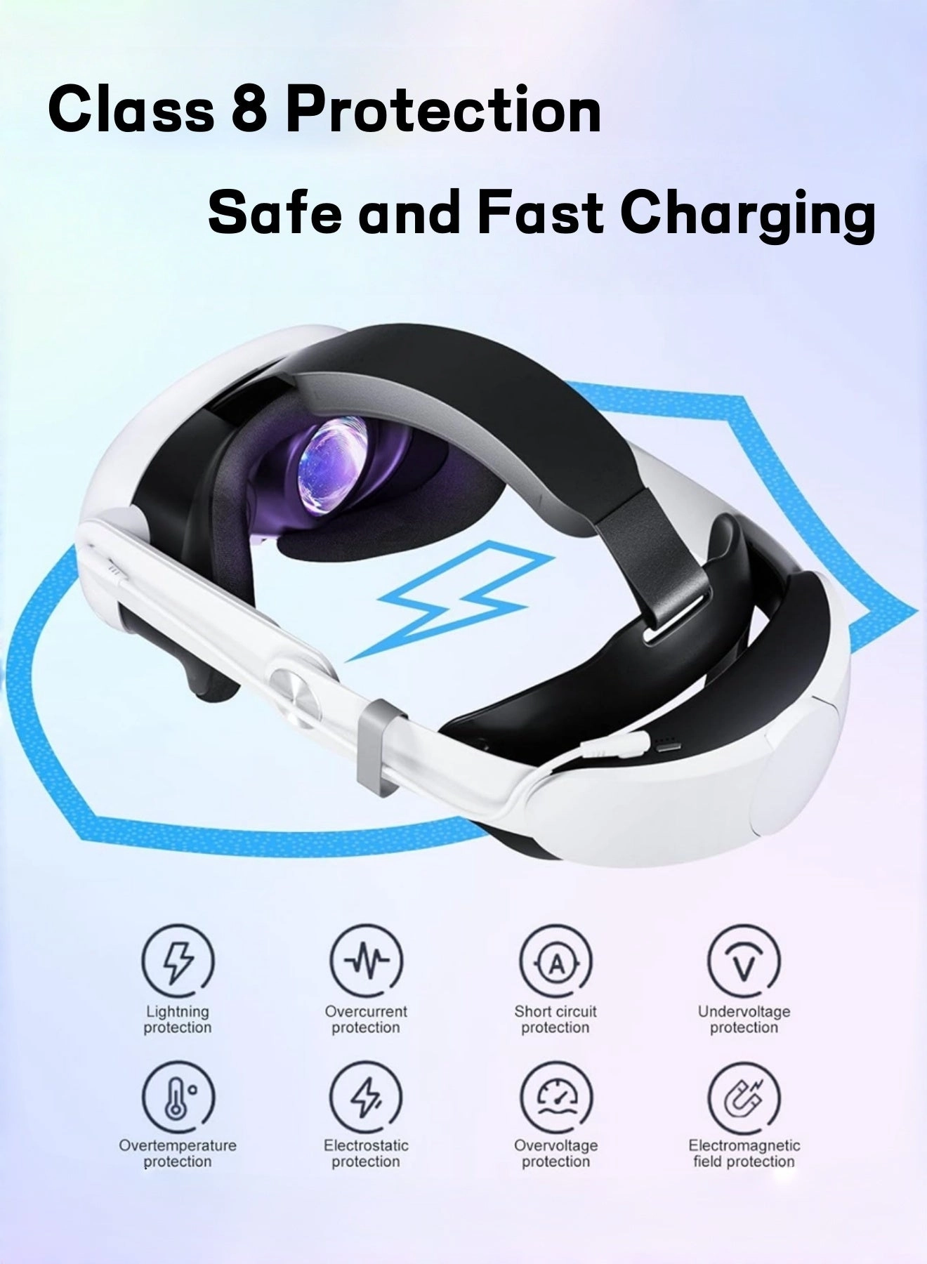 Battery Head Strap for Oculus/Meta Quest 3/3S