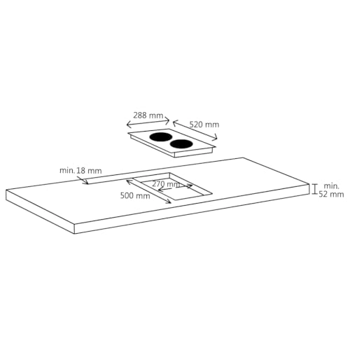 ewlpofds22463 Ceramic hob