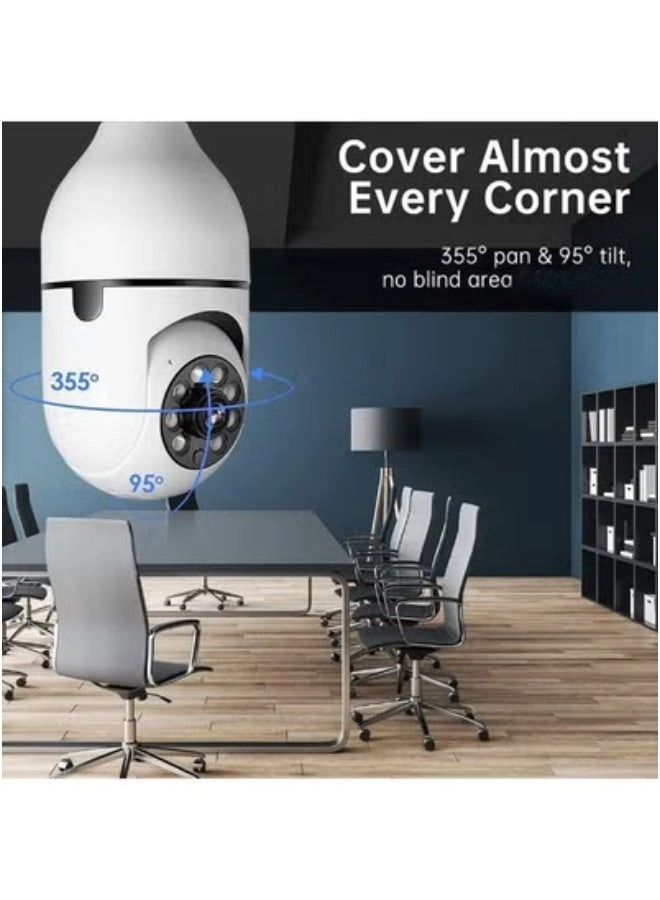 Light Bulb Security Camera 1080P