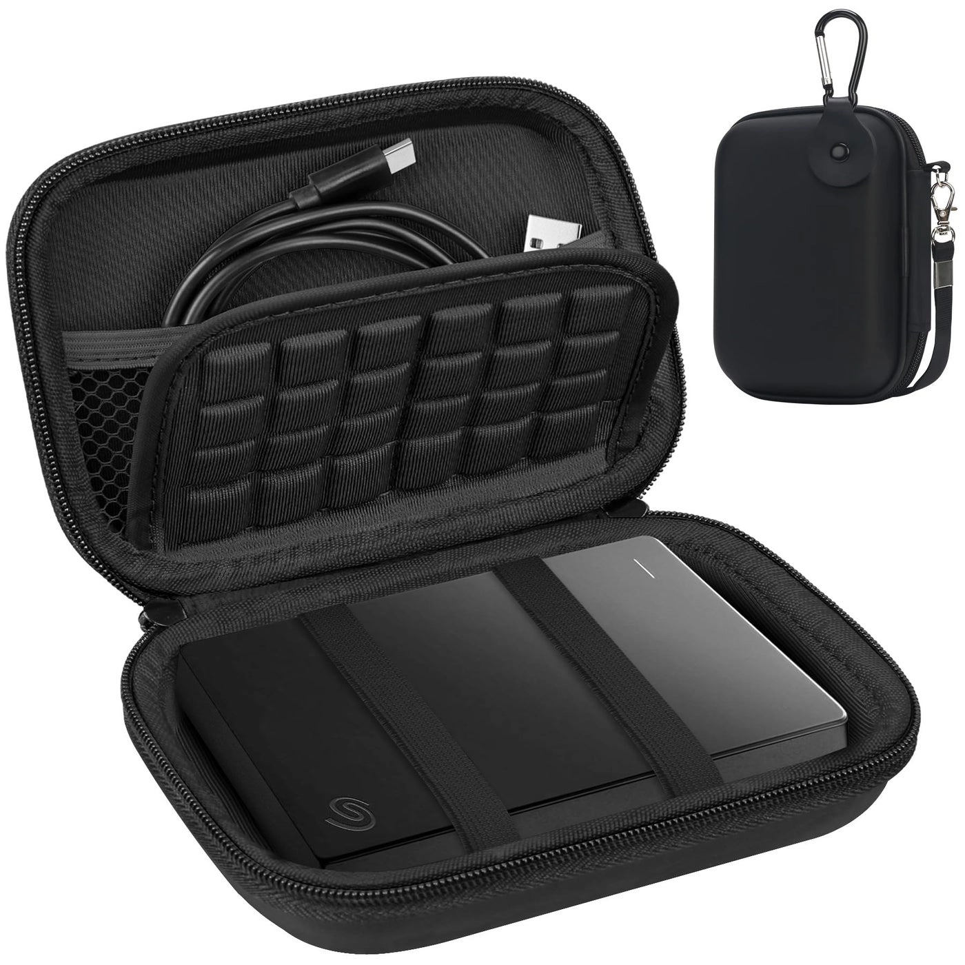 Hard Drive Carrying Case - 1TB 2TB 3TB 4TB 5TB 6TB
