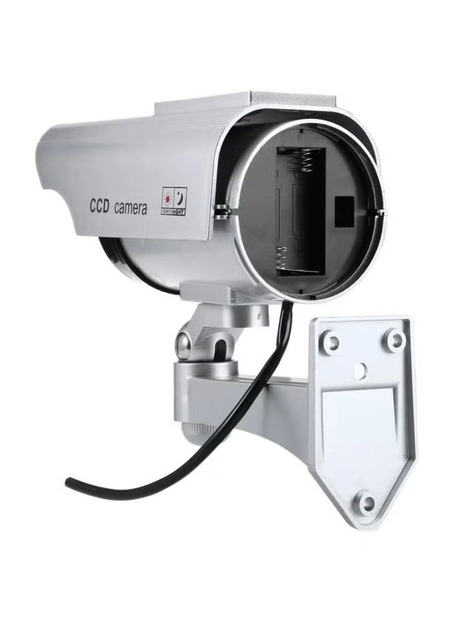 Dummy Surveillance Security Camera - White 1pc