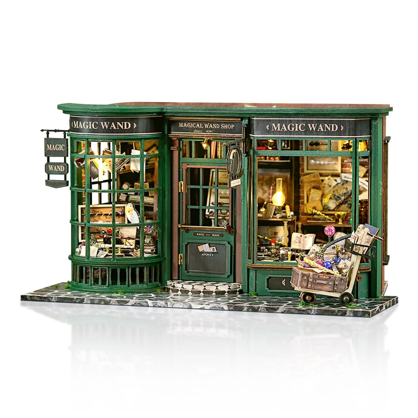 GuDoQi DIY Miniature House Kits - Magic Shop 1:24 Scale