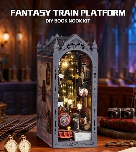 Book Nook Kit - Fantasy Train Platform