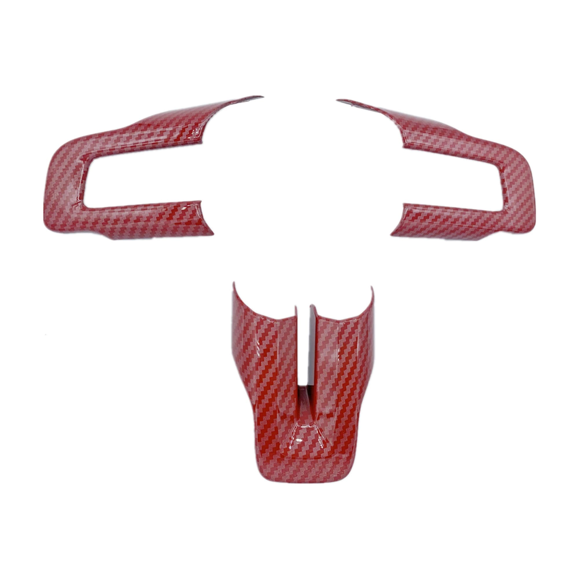 KDFUHRUI Steering Wheel Cover Trim - Ford Mustang 2015 2016 2017 2018 2019 2020 2021 2022 2023
