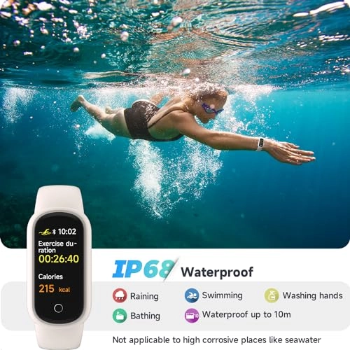 Band 8 - Heart Rate IP68 Waterproof 14 Sport Modes