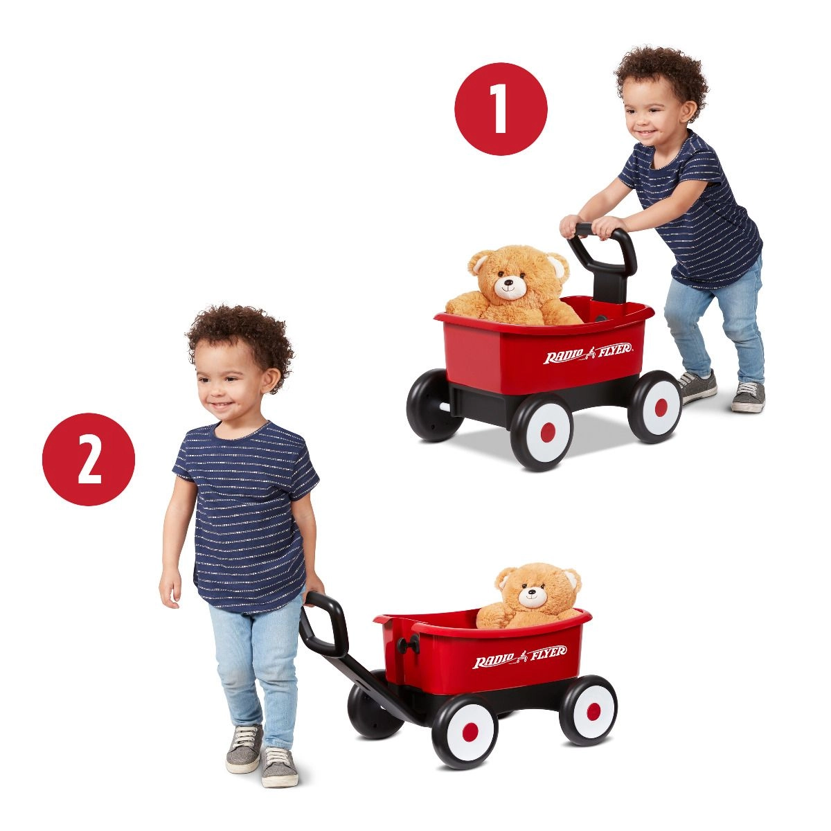 Push & Play Walker Wagon - Red 1+