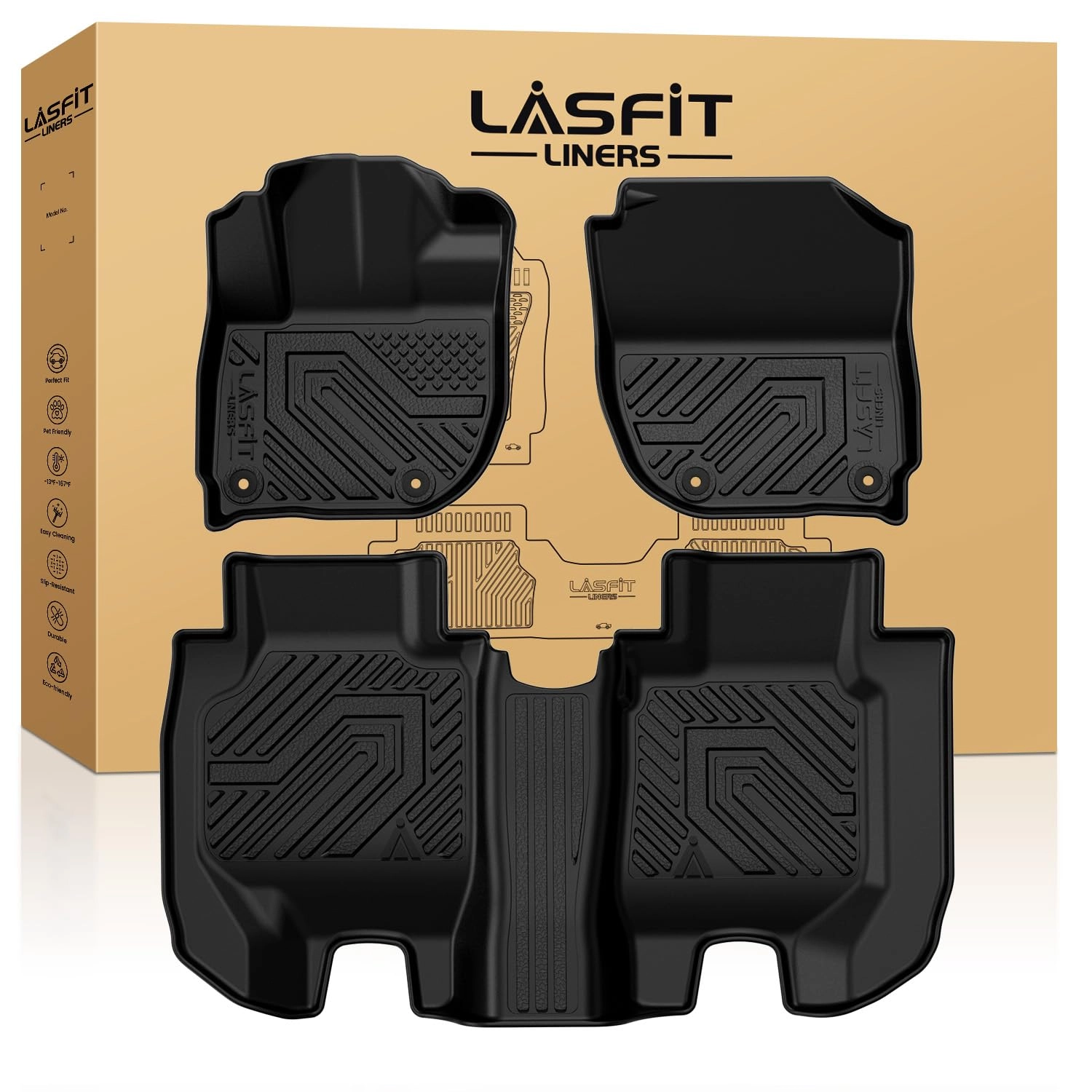 Floor Mats & Cargo Mat - Honda HRV 2016-2022 AWD Model