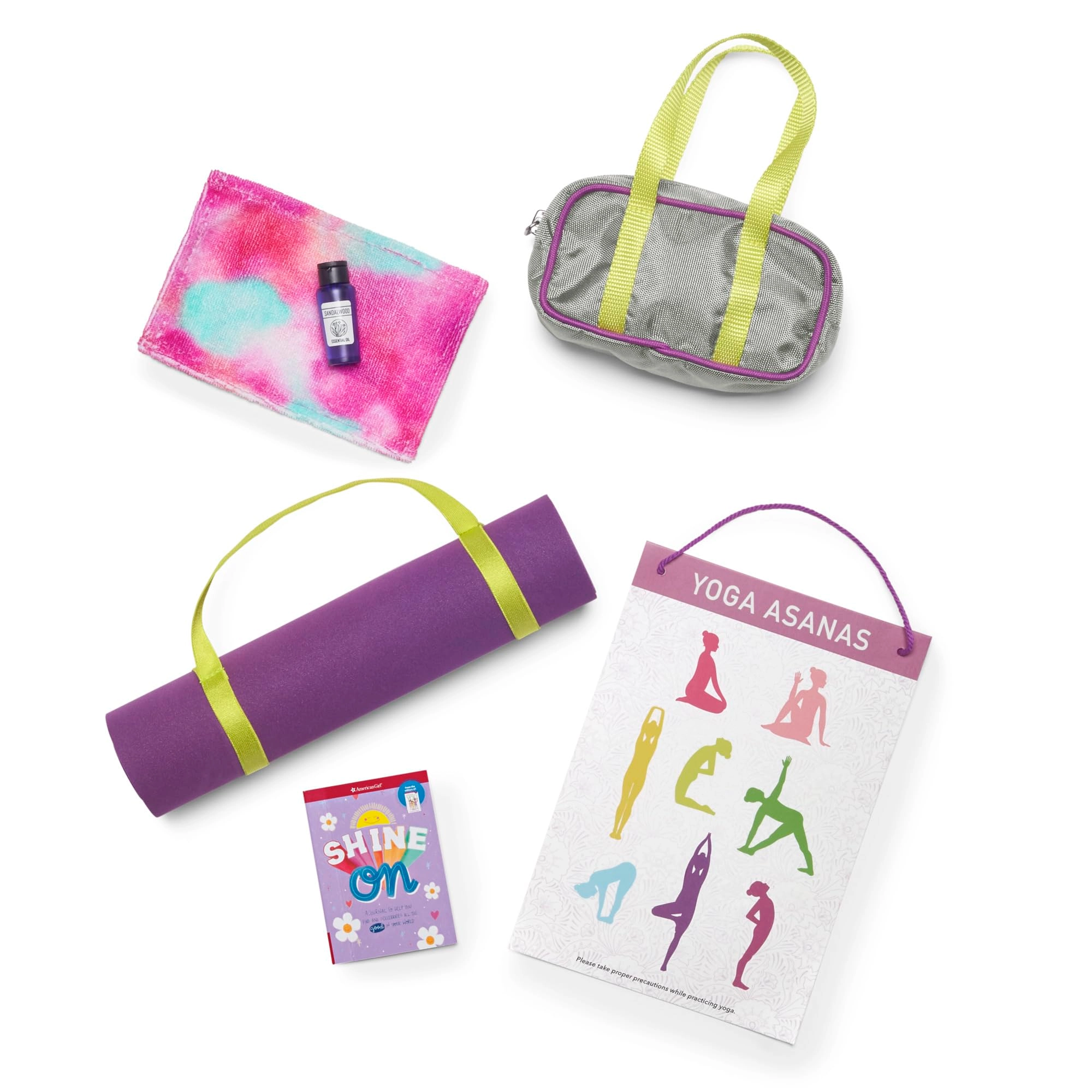 American Girl Kavi Sharma Doll Yoga Accessories - 6 Pieces Ages 8+