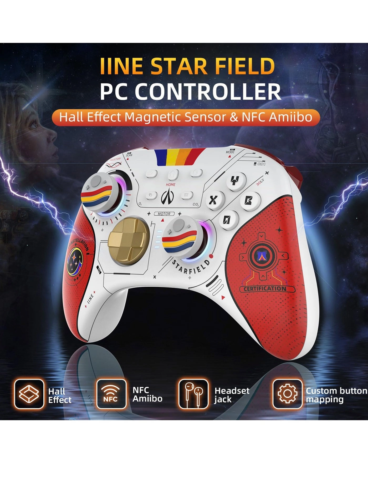 Switch Pro Controller - Switch/Switch Lite/Switch OLED Windows PC PS3 Android/iOS