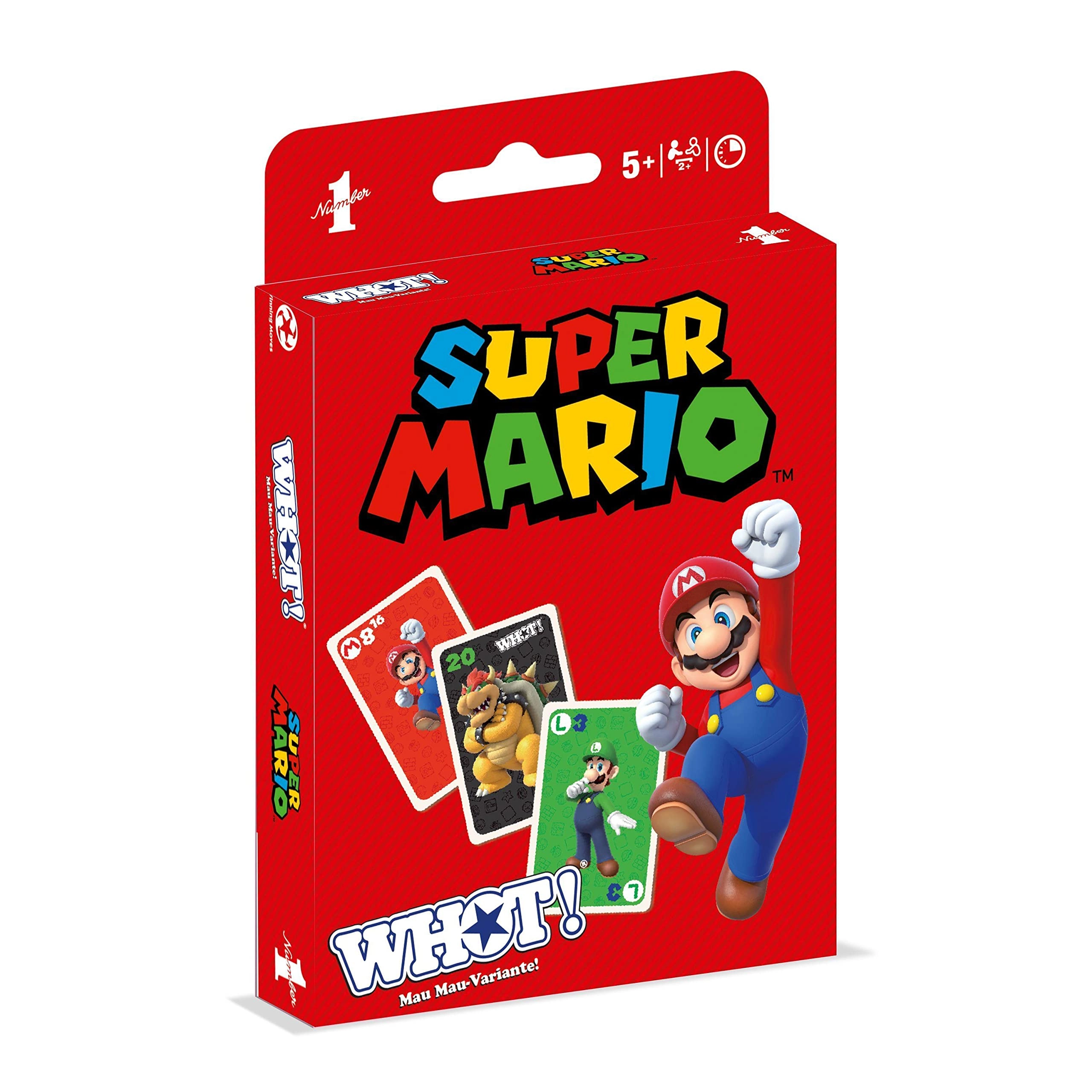 Winning Moves WHOT! Mau Mau Variant - Super Mario - Card Game (German)