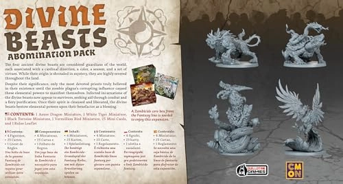 Zombicide White Death: Divine Beasts Abomination Pack - Mythical Creature Expansion