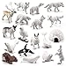 Arctic Animals Figurines Set - Arctic Animals 18Pcs