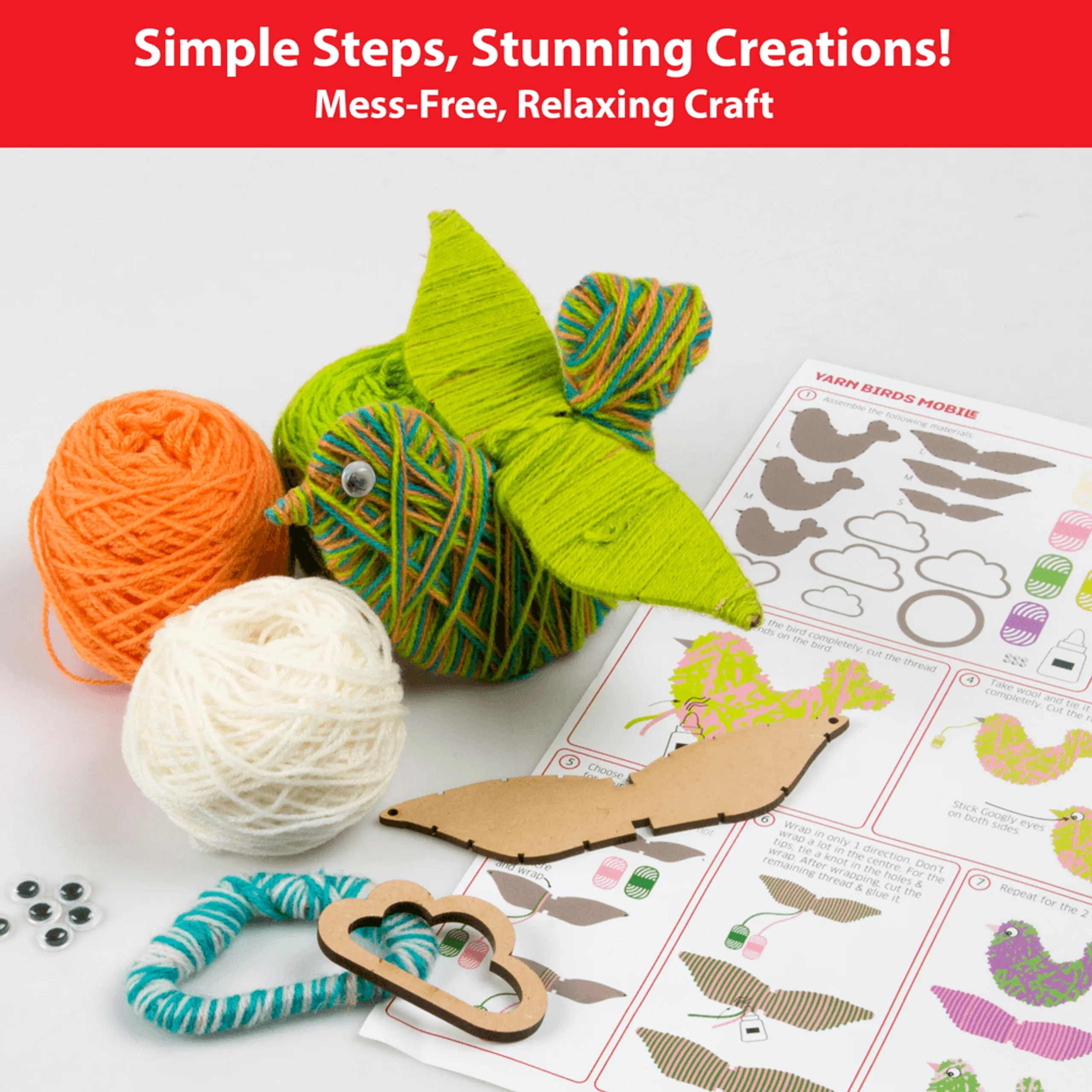 Yarn Birds Craft Kit