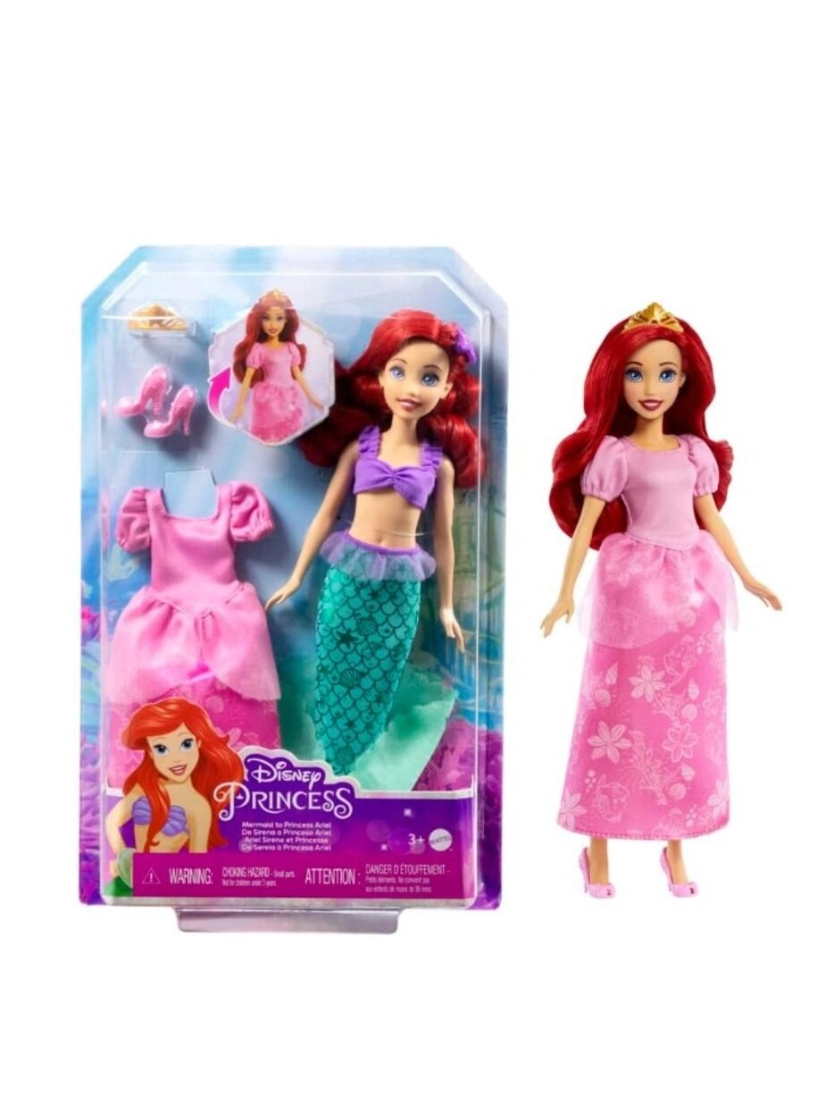 Ariel Doll - 6 TALL Plastic Sea to Land Ages 3+