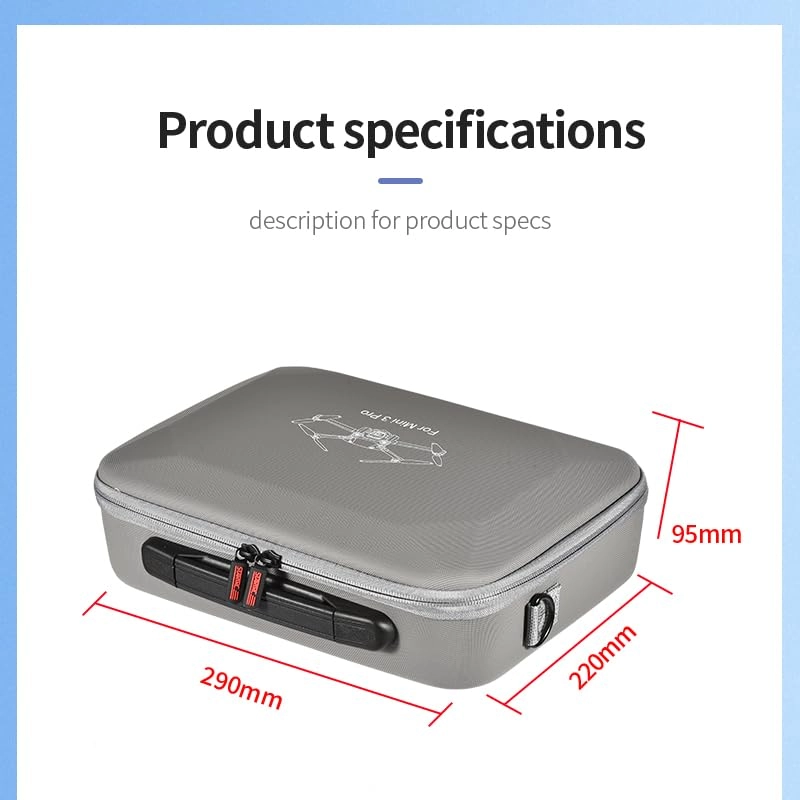 Storage bag - 19.9 x 25 x 8 cm DJI Mini 3 / DJI Mini 3 Pro / DJI RC-N1