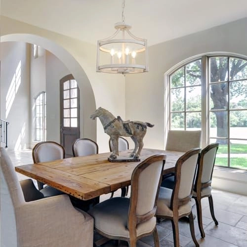 Vintage Living Room Chandelier - Dimmable