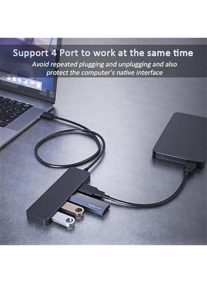 USB 3.0 Hub - 4-Port Aluminium