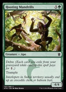 Magic: the Gathering Hooting Mandrills 137/269 - Khans of Tarkir