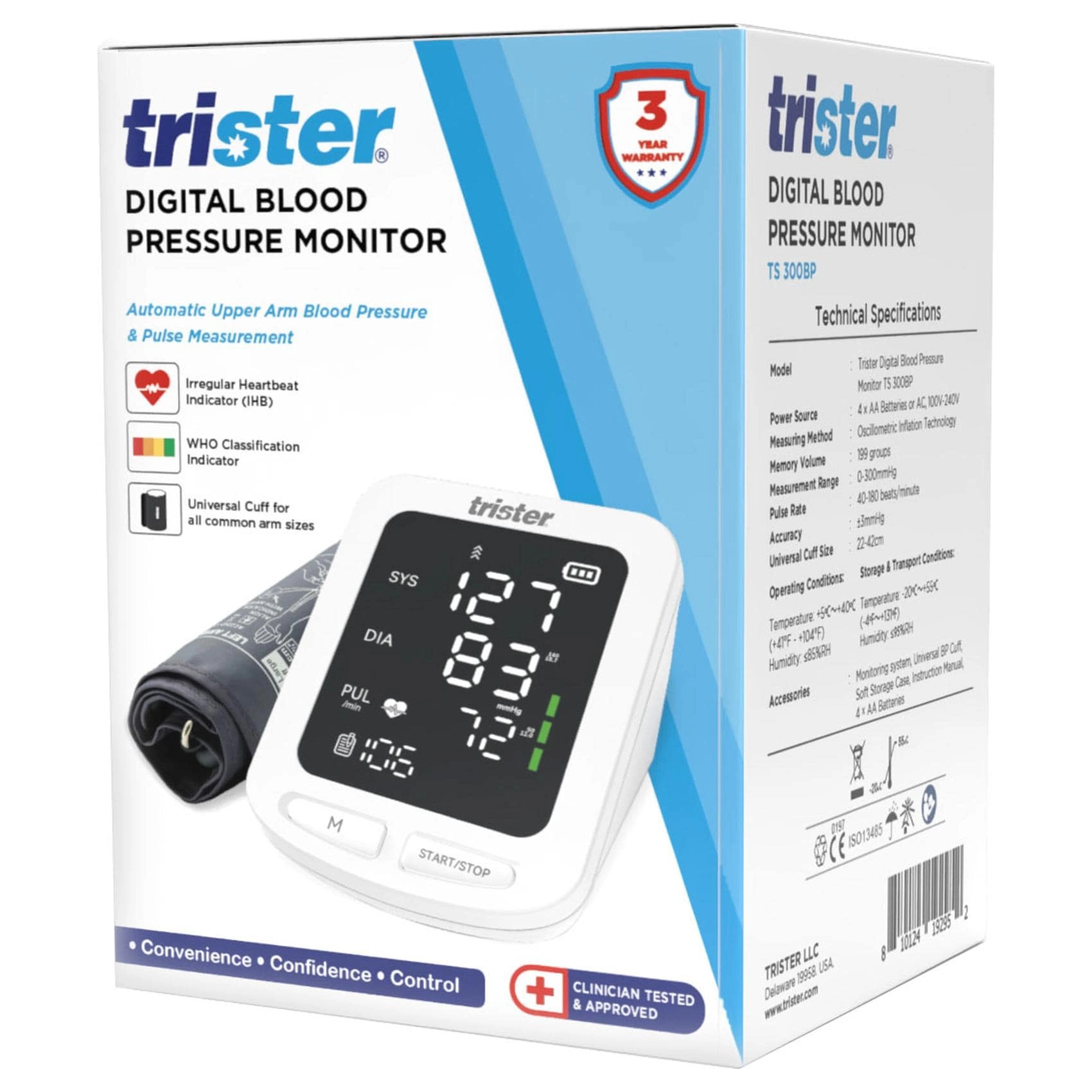TS-300BP - Upper Arm 22 to 42 cm