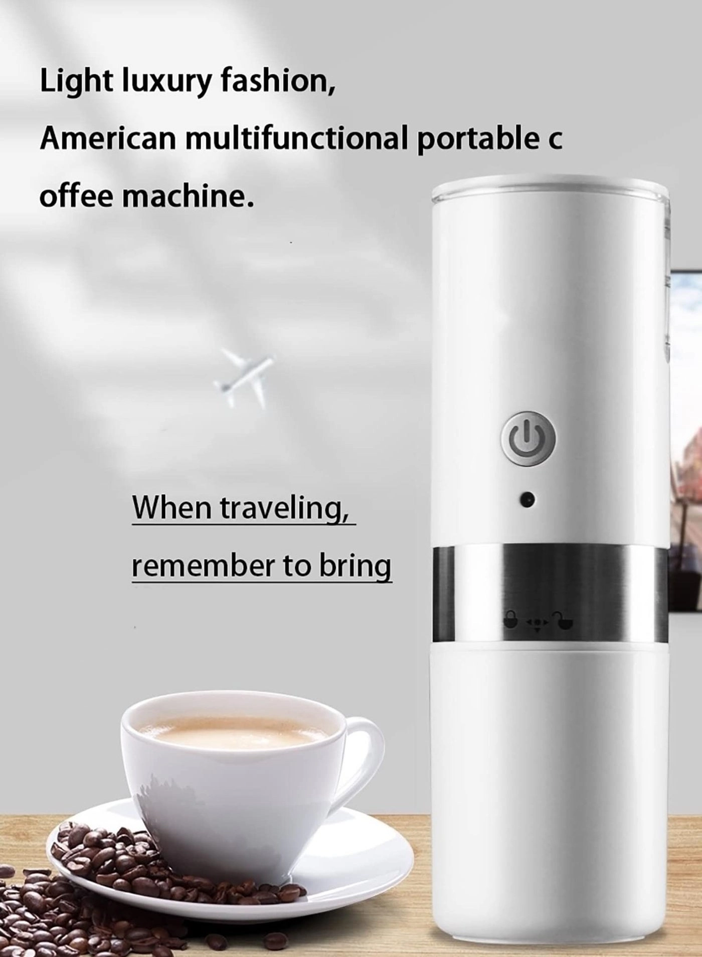 Portable Espresso Machine - coffee powder and coffee capsules (Nespresso compatible)