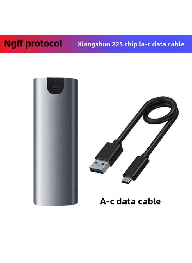 M.2 SSD Enclosure - NVMe SATA Dual Protocol 10Gbps USB-C/A