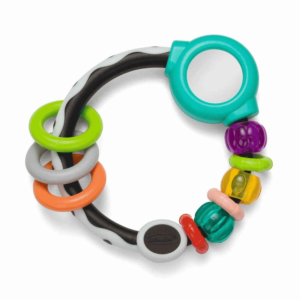 Infantino Shake & Spin Rattling Ring - 0 month & above