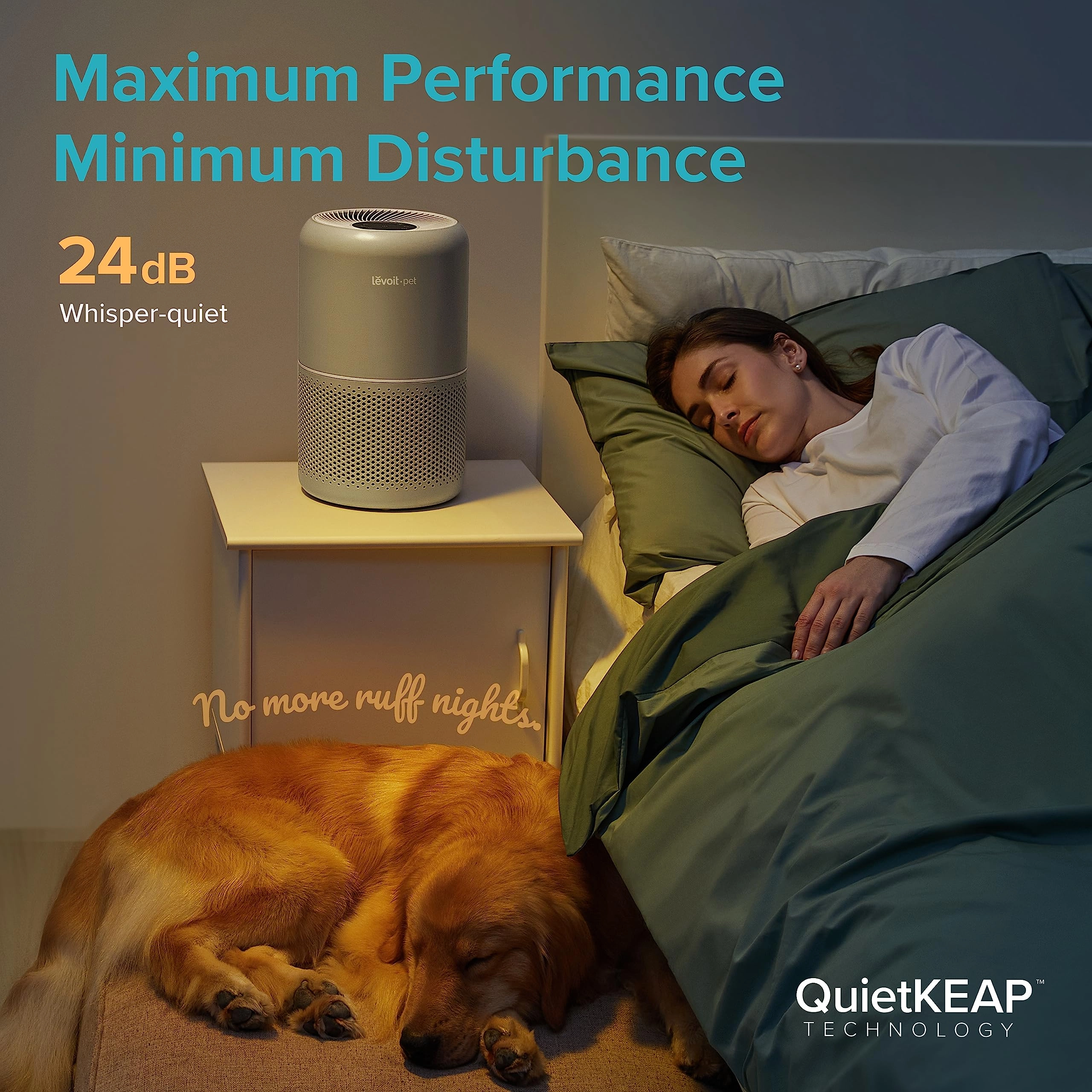 Core P350 - True HEPA 24 Decibels