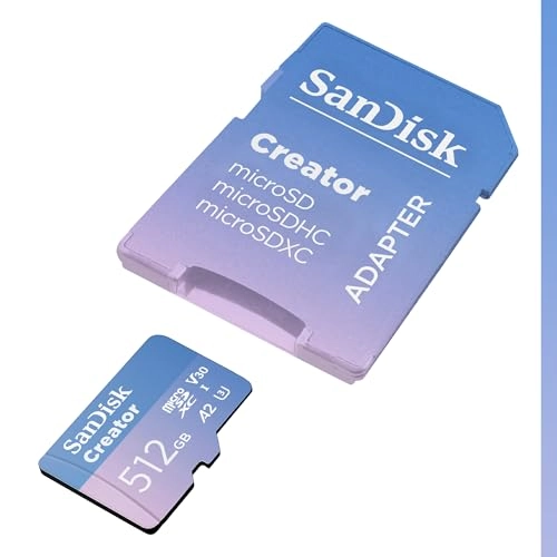 Creator microSD UHS-I Card with SD Adapter - 512GB