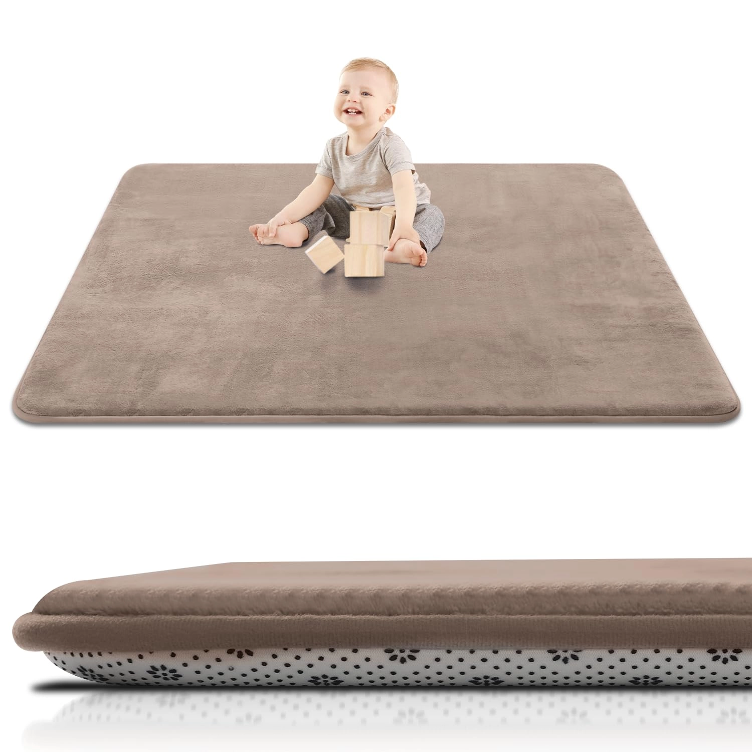 Baby Play Mat - 50x50 Green