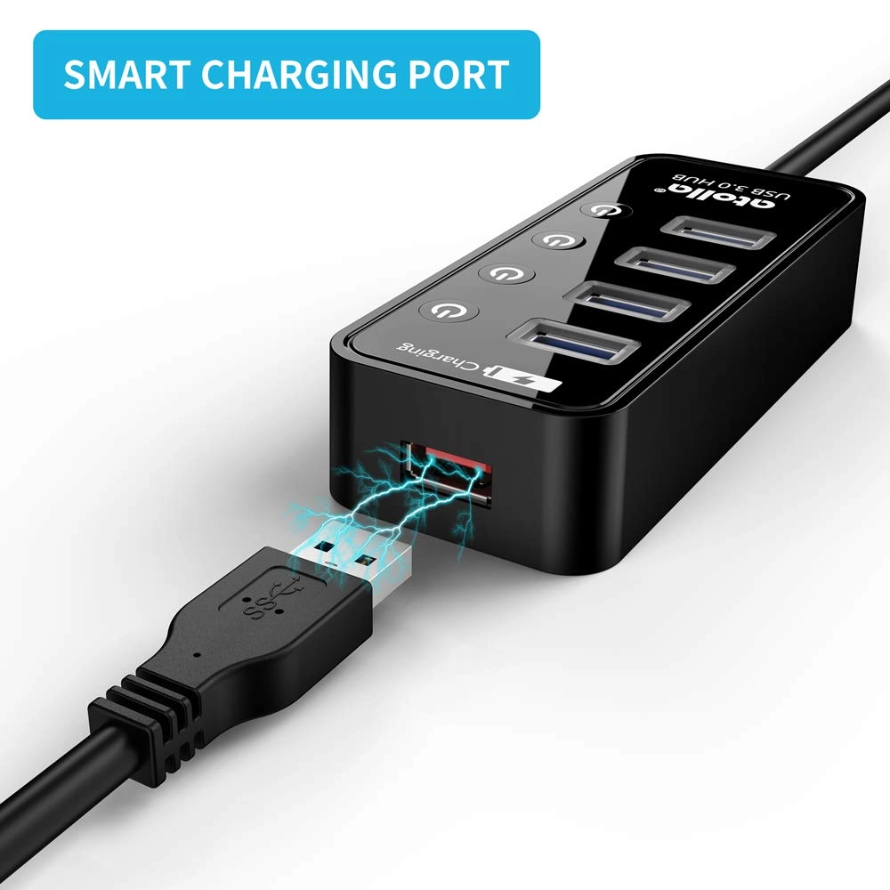USB 3.0 Hub - 4-Port 5V/3A Adapter