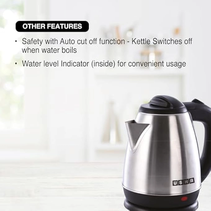 Cool Touch Stainless Steel Electric Kettle