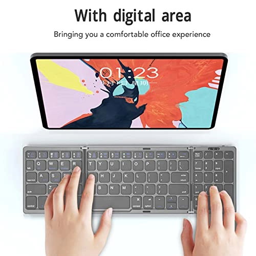 Foldable Keyboard - 64 Keys Touchpad USB-C