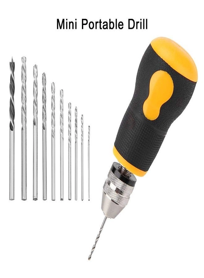 Mini Hand Drill - 10 pcs 0.8-3.0mm