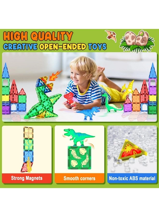 Dinosaur Toys Magnetic Tiles - Dinosaur