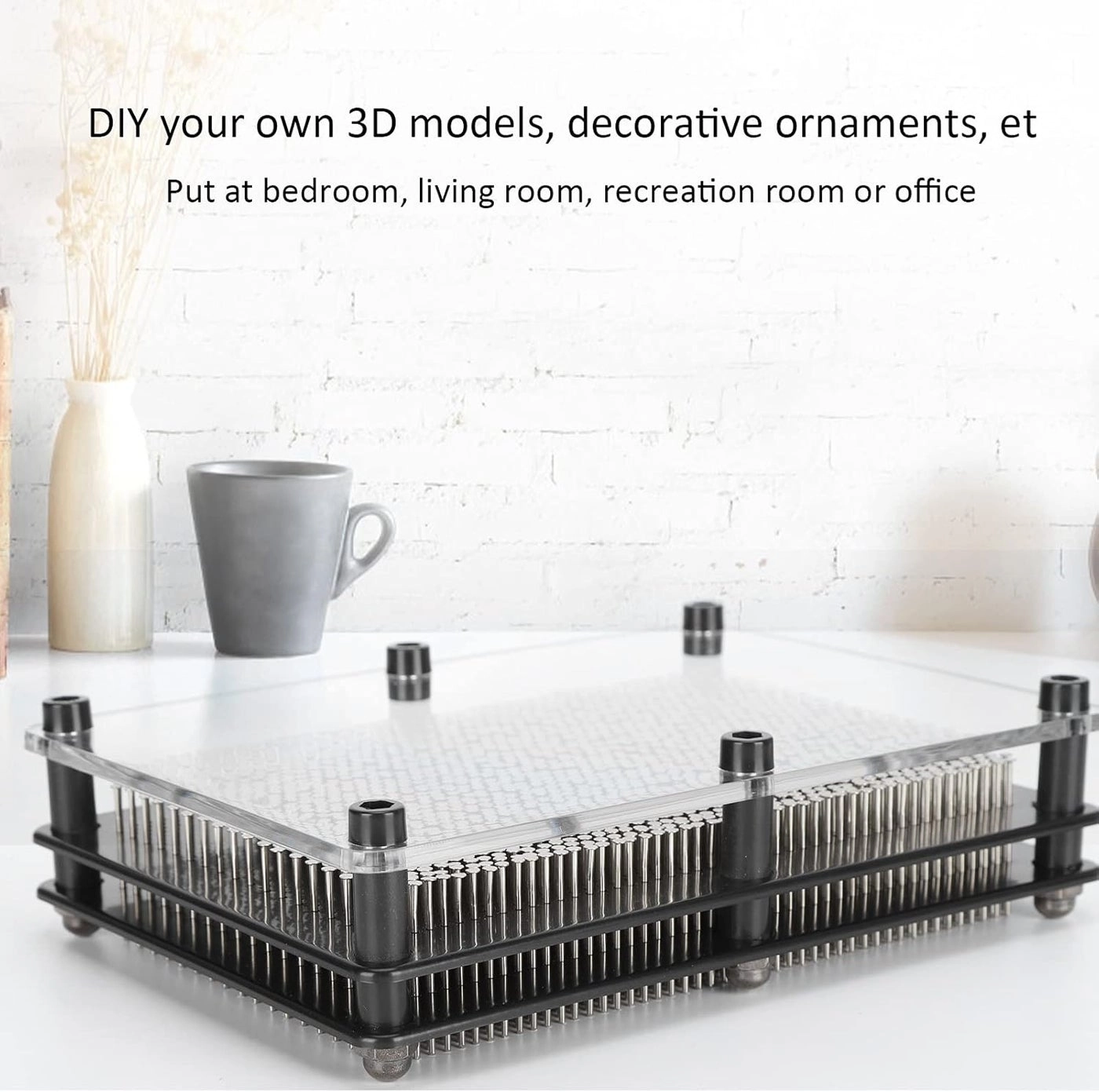 Pin Art Board - 3D Metal 7 x 5 inches