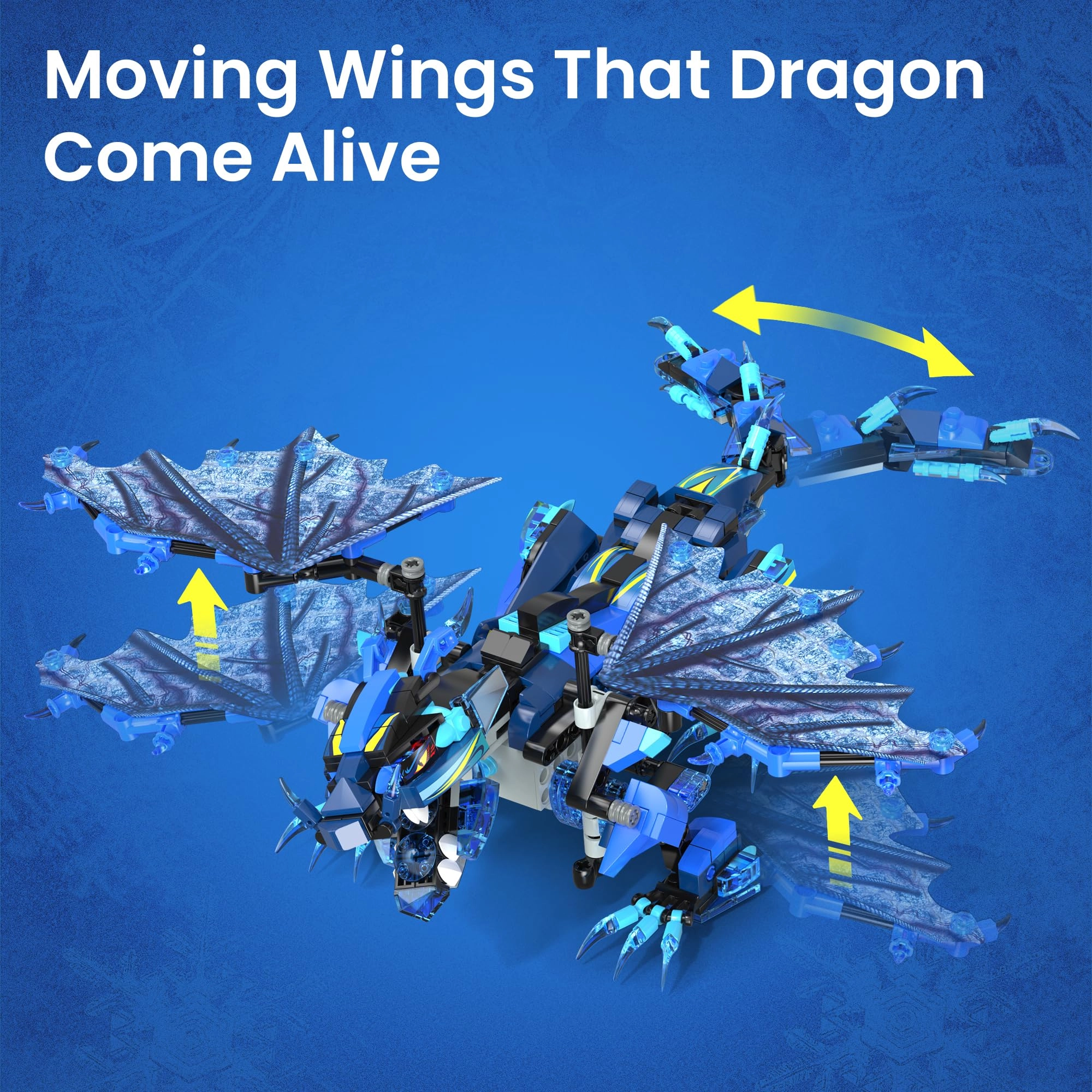 dragon building kit - 549 pcs