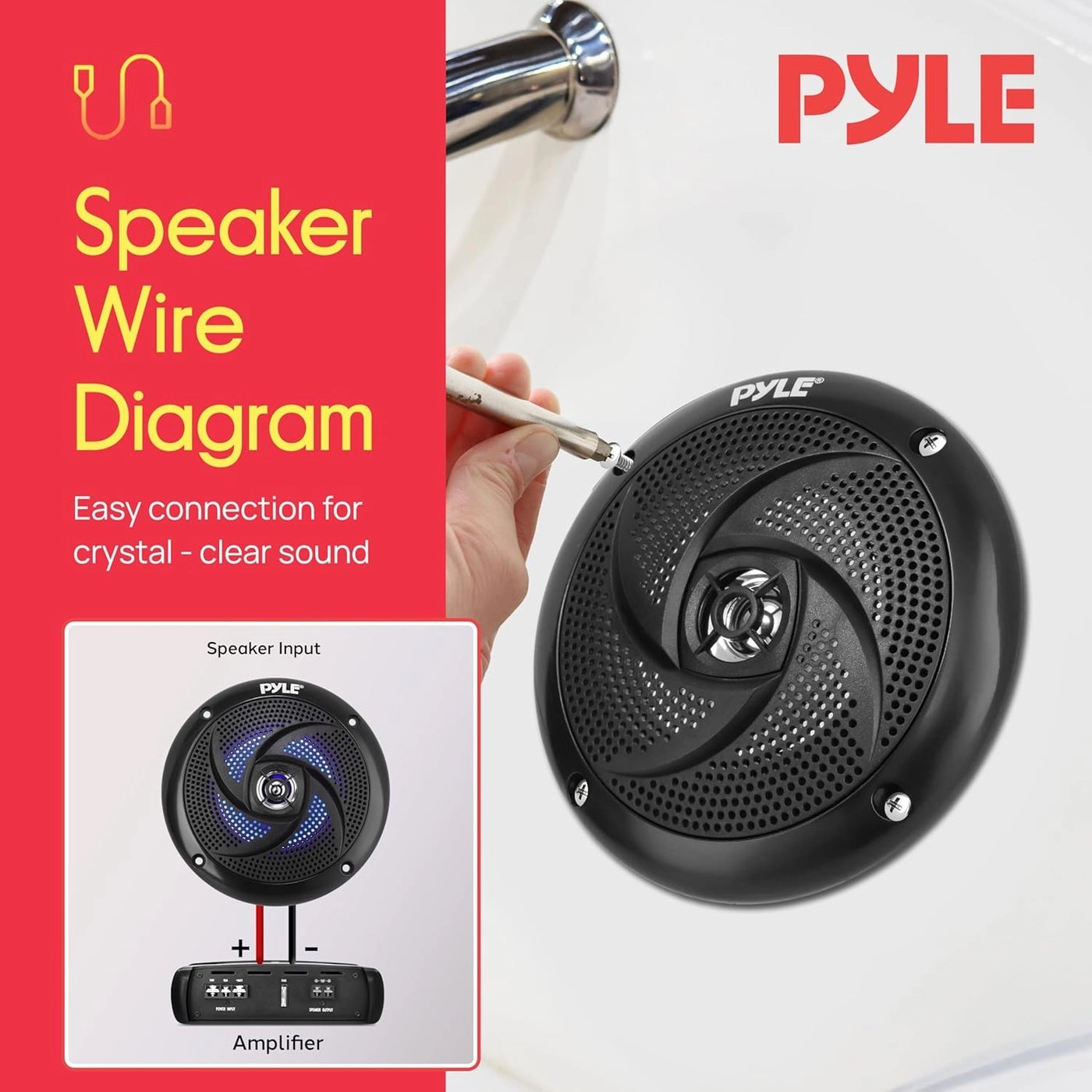 Marine Speakers - 4 Inch 100 Watt