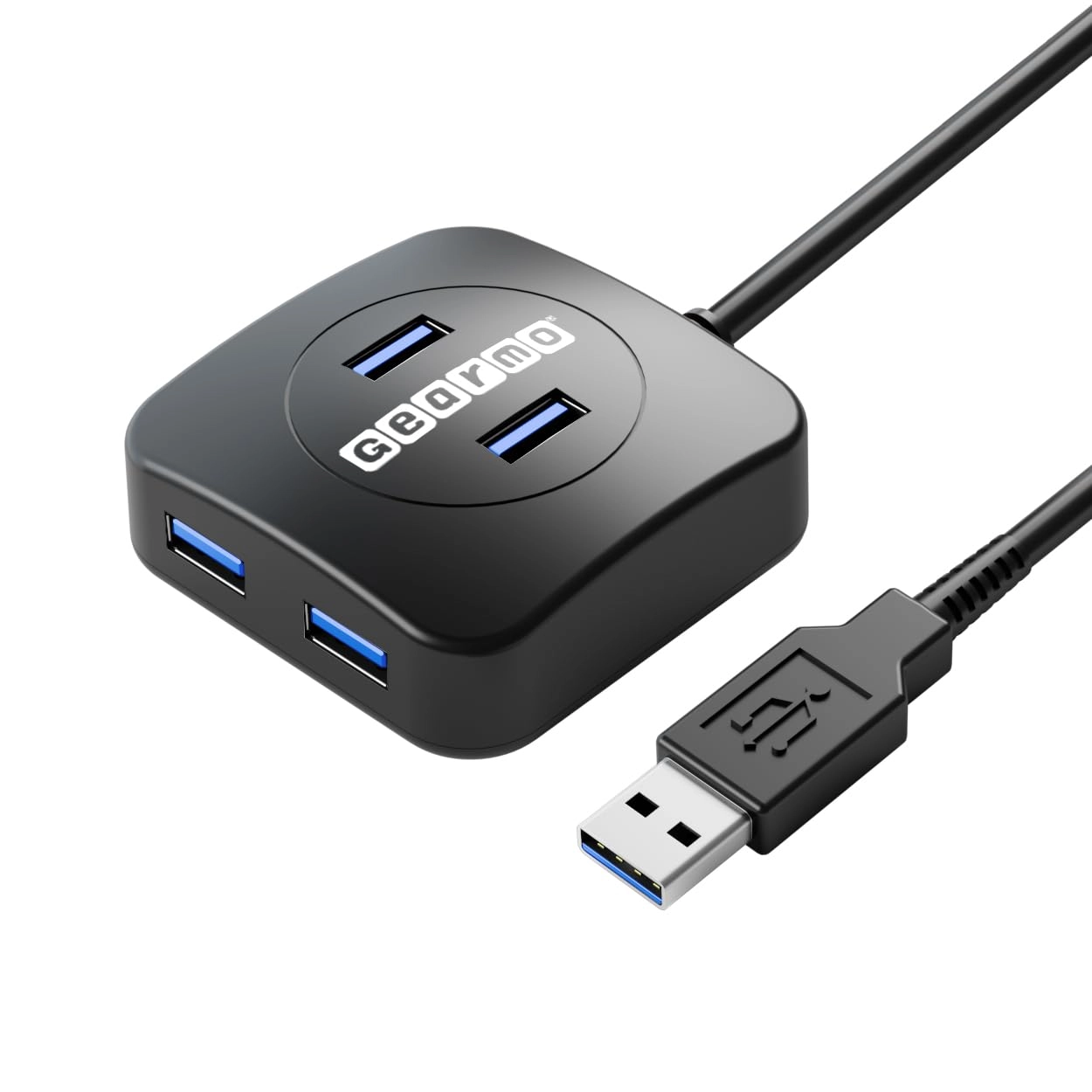 Compact 4 Port USB-A Hub