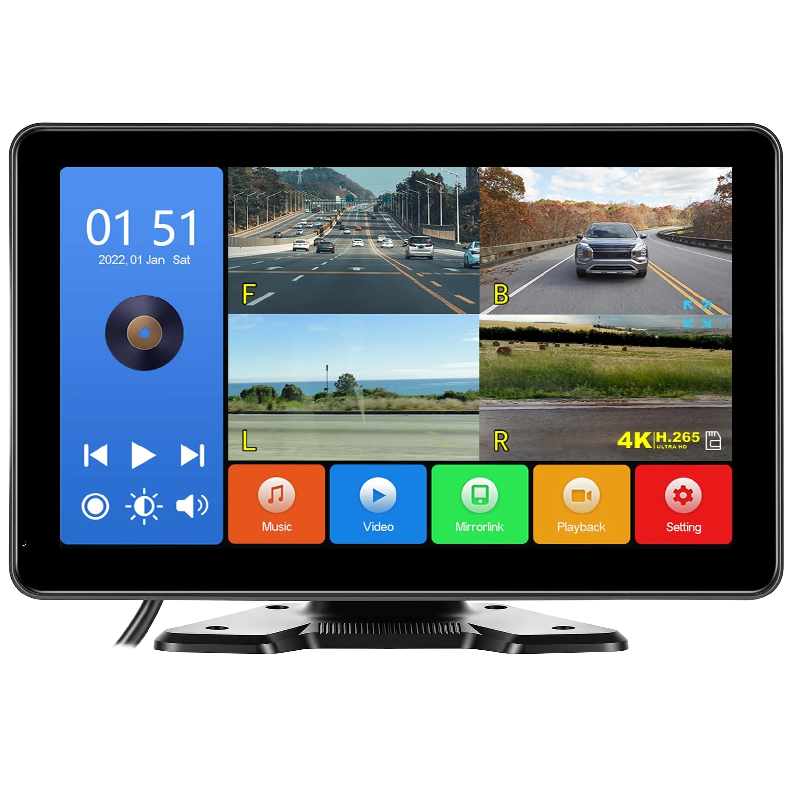 Digital Wired Rear Camera - Night Vision Wired 1080P Kit