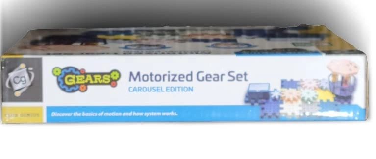 Motorized Gear Set - Engineering Science Technology Mathematics - 3 months and up 33 pieces